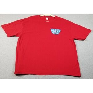 Cozumel Island T-Shirt Men's XL Red Blue Caribbean Souvenir Palm Tree Tee Travel